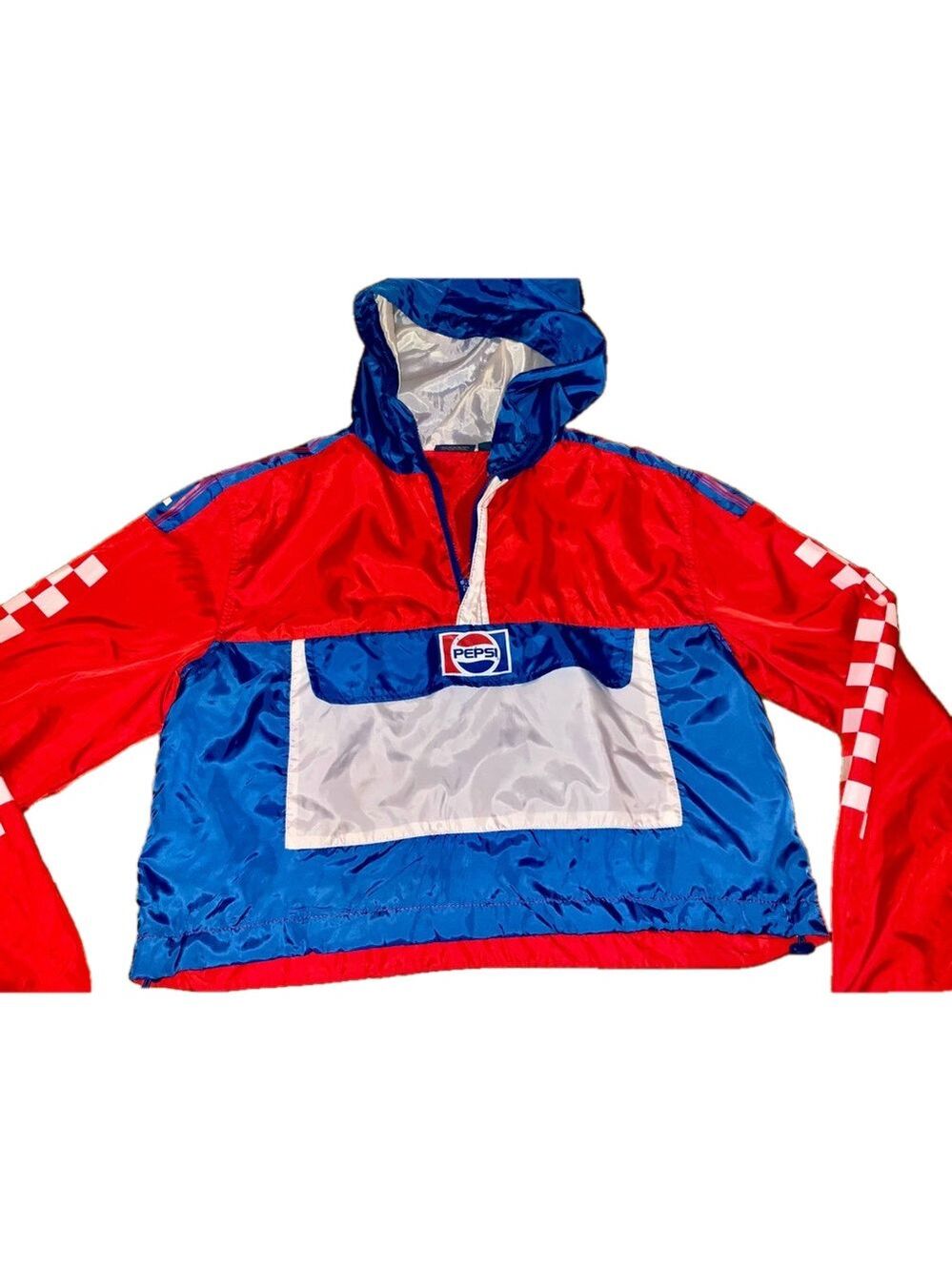 Vintage Pepsi pullover Windbreaker -‎ size XL - total retro vibes